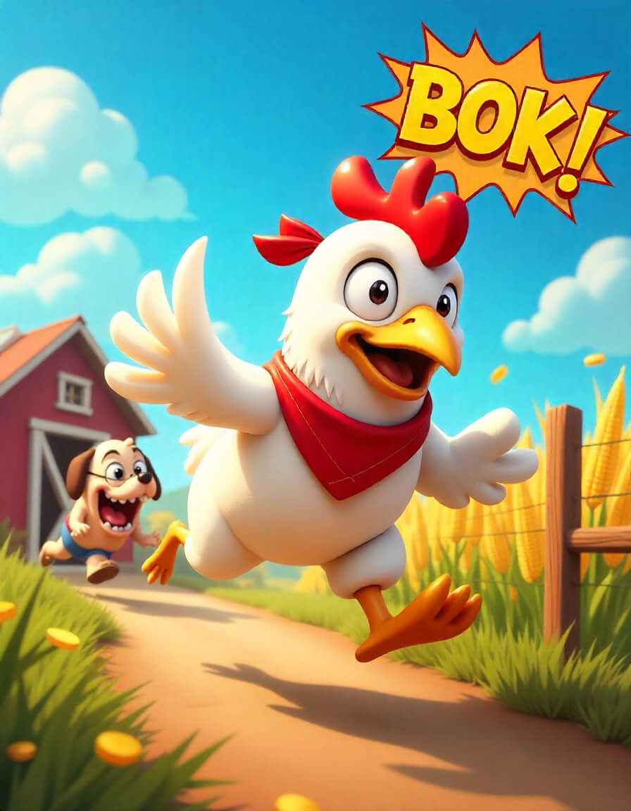 Game screenshot with vibrant, cartoon-style graphics